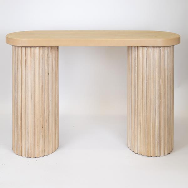ΚΟΝΣΟΛΑ ΞΥΛΙΝΗ NATURAL 119x40x80.5cm|750-25023