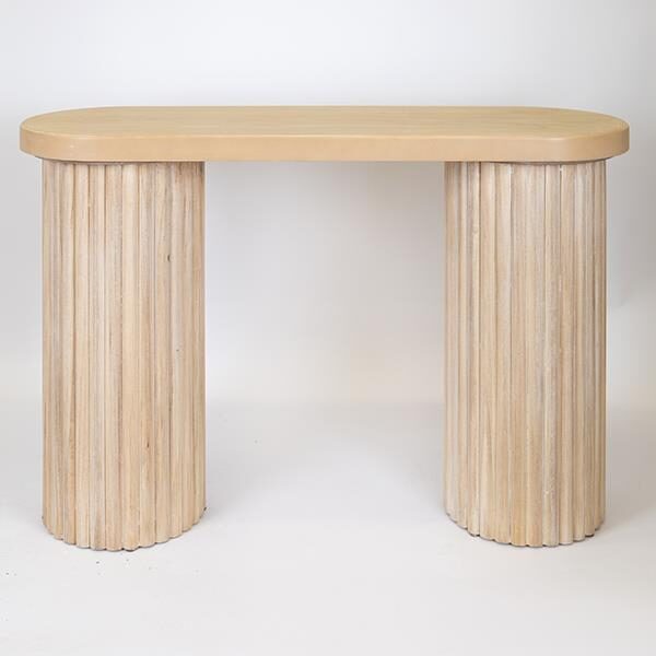 ΚΟΝΣΟΛΑ ΞΥΛΙΝΗ NATURAL 119x40x80.5cm|750-25023
