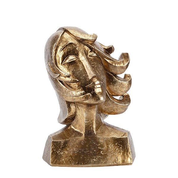 ΦΙΓΟΥΡΑ ΓΥΝΑΙΚΑ ΠΟΛΥΡΕΖΙΝ ΧΡΥΣΗ 19x14x26.8cm|819-01606