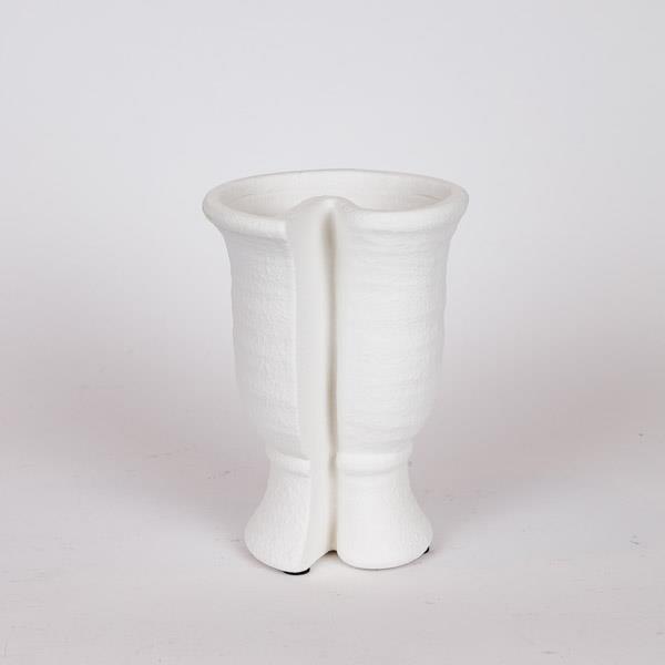 ΒΑΖΟ ΚΕΡΑΜΙΚΟ ΛΕΥΚΟ15x13x21cm|819-00515