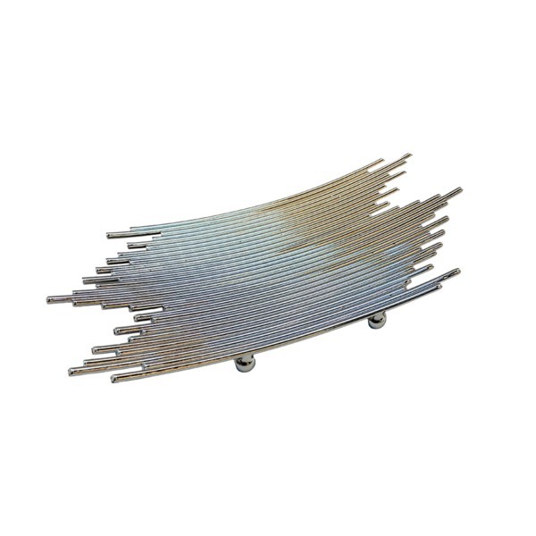 ΔΙΑΚΟΣΜΗΤΙΚΗ ΠΙΑΤΕΛΑ ΜΕΤΑΛΛΙΚΗ ΑΣΗΜΙ 30x14cm|819-02068