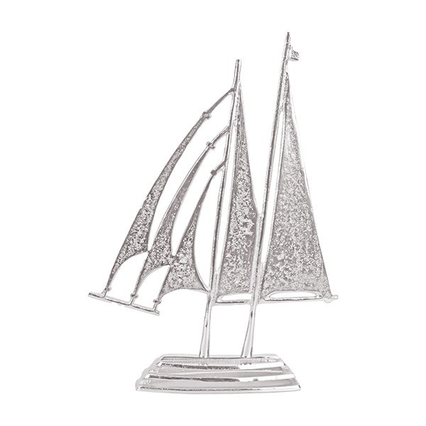 ΚΑΡΑΒΙ ΜΕΤΑΛΛΙΚΟ ΑΣΗΜΙ 35x7.5x47.5cm|819-01821