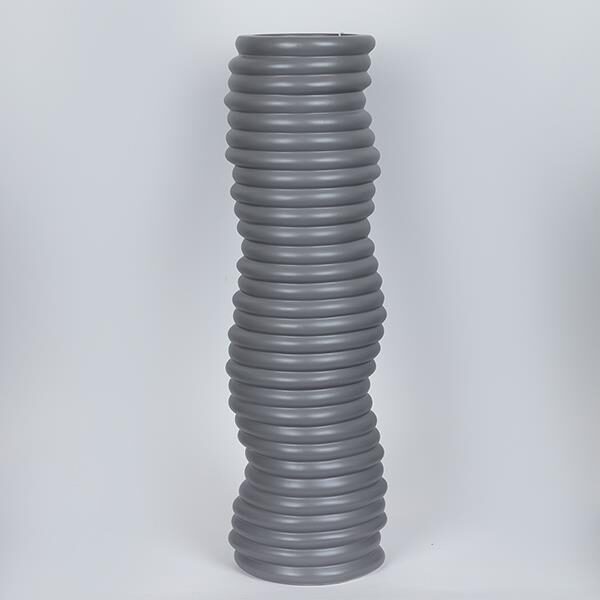 ΒΑΖΟ ΚΕΡΑΜΙΚΟ ΣΚΟΥΡΟ ΓΚΡΙ 17.6x14.3x57.5cm|752-20399
