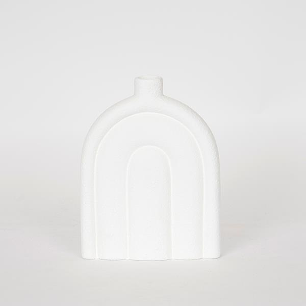 ΒΑΖΟ ΚΕΡΑΜΙΚΟ ΛΕΥΚΟ 17x5.5x22cm|752-20269