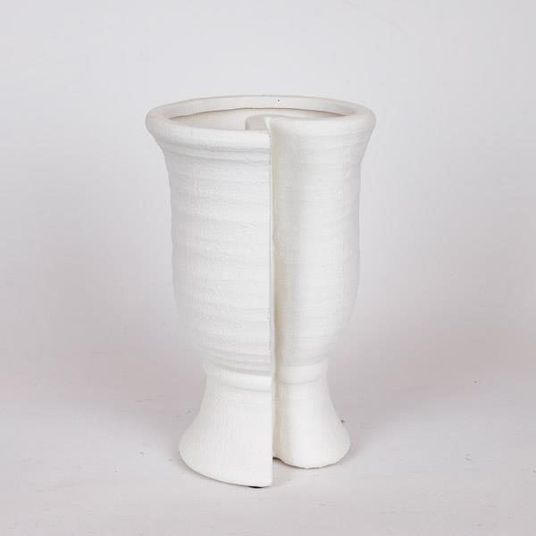ΒΑΖΟ ΚΕΡΑΜΙΚΟ ΛΕΥΚΟ 19.5x17x29cm|819-00516