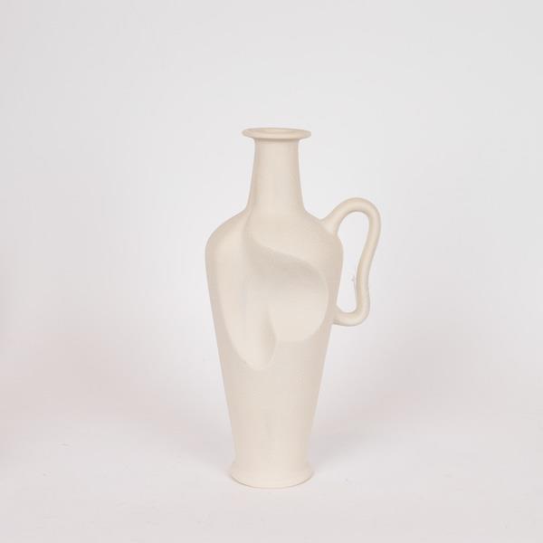 ΒΑΖΟ ΜΕ ΧΕΡΟΥΛΙ ΚΕΡΑΜΙΚΟ ΚΡΕΜ 19x14x39cm|819-00600