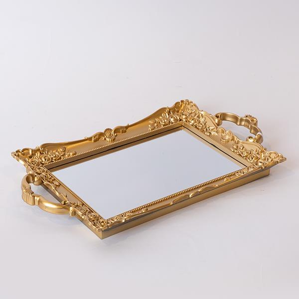 ΔΙΣΚΟΣ ΜΕ ΚΑΘΡΕΦΤΗ ΠΛΑΣΤΙΚΟΣ ΧΡΥΣΟΣ 33.5x19.5x2cm|752-16107