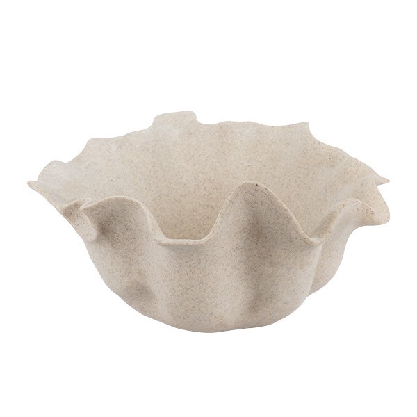 ΔΙΑΚΟΣΜΗΤΙΚΗ ΠΙΑΤΕΛΑ ΠΟΛΥΡΕΖΙΝ ΚΑΦΕ 32x30x14.7cm|819-01615