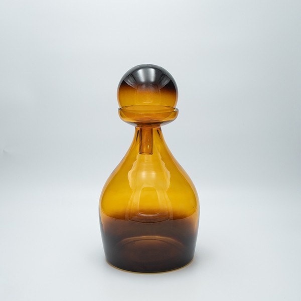 ΚΑΡΑΦΑ ΓΥΑΛΙΝΗ ΑΝΟΙΧΤΟ ΚΑΦΕ 34x16cm|819-01284