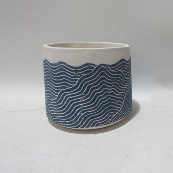 ΚΑΣΠΩ ΤΣΙΜΕΝΤΟ ΜΠΛΕ-ΛΕΥΚΟ 19x19x16cm|819-00486