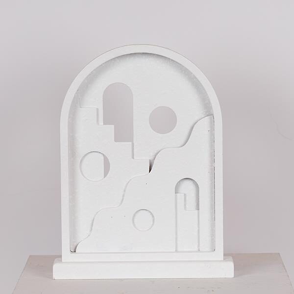 ΔΙΑΚΟΣΜΗΤΙΚΟ ΣΠΙΤΙ  ΞΥΛΟ ΛΕΥΚΟ 26x4.5x20cm|819-00462
