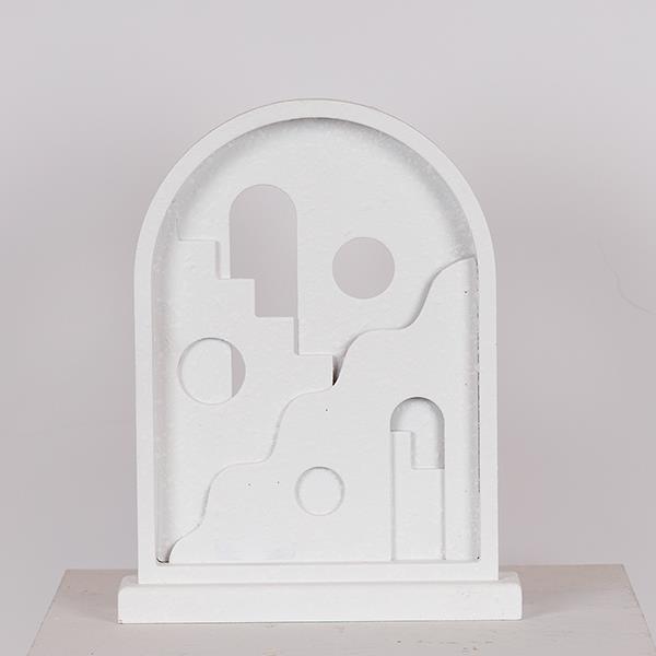 ΔΙΑΚΟΣΜΗΤΙΚΟ ΣΠΙΤΙ  ΞΥΛΟ ΛΕΥΚΟ 26x4.5x20cm|819-00462