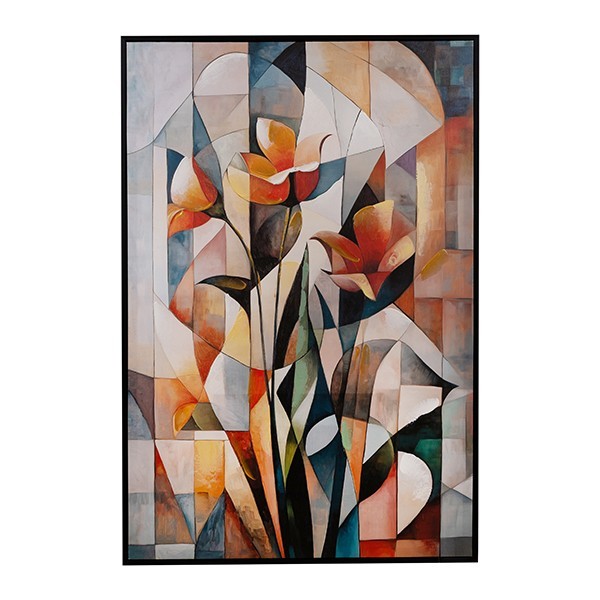 ΠΙΝΑΚΑΣ ΚΑΜΒΑΣ ΛΟΥΛΟΥΔΙΑ ΠΟΛΥΧΡΩΜΟΣ 62x3.5x92cm|812-20077