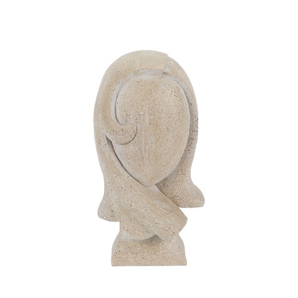 ΦΙΓΟΥΡΑ ΓΥΝΑΙΚΑ ΠΟΛΥΡΕΖΙΝ ΜΠΕΖ 14x12x26.8cm|819-01604