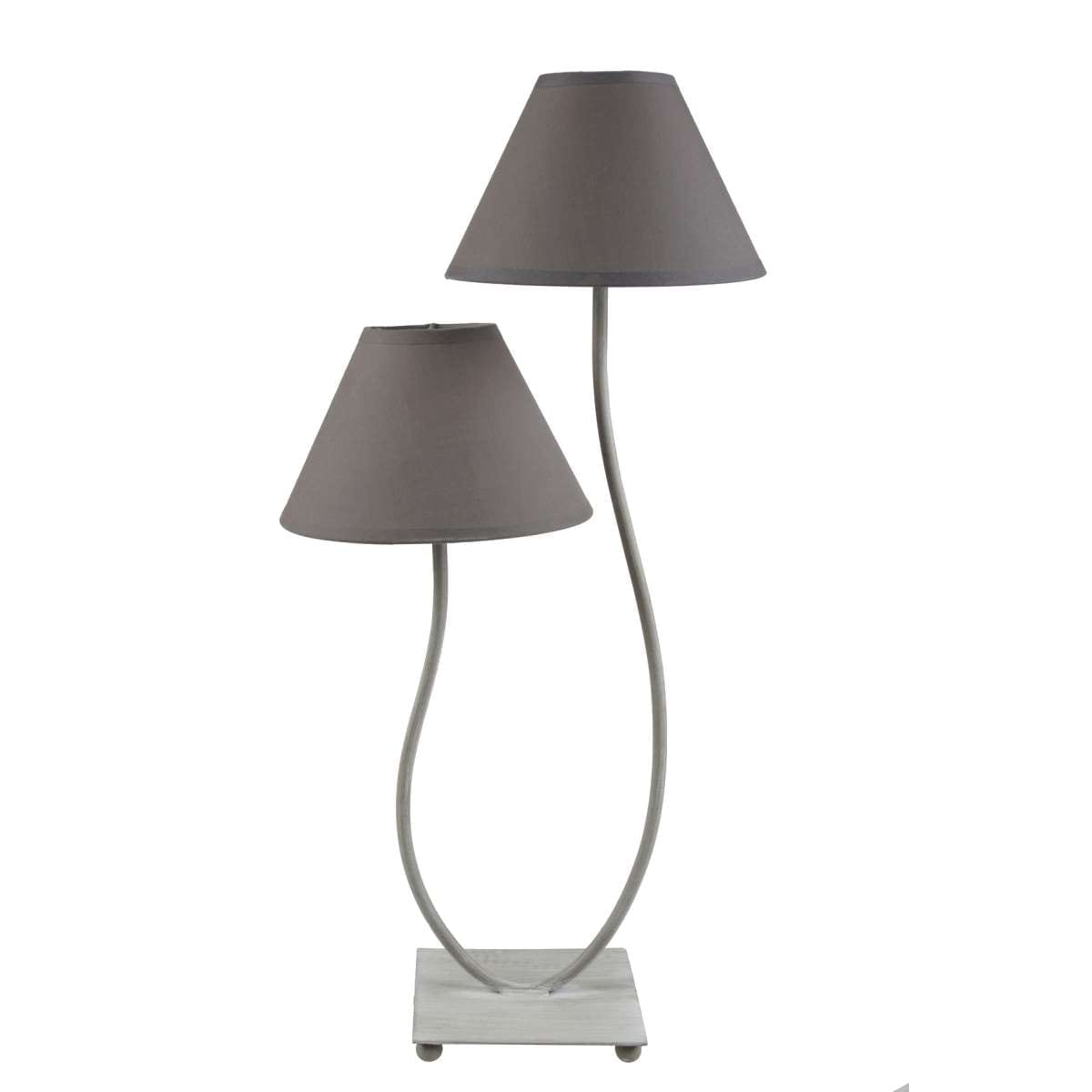 ART ET LUMIERE ΛΑΜΠΑ ΕΠΙΤΡΑΠΕΖΙΑ ΜΕΤΑΛΛΙΚΗ - SKU -01584