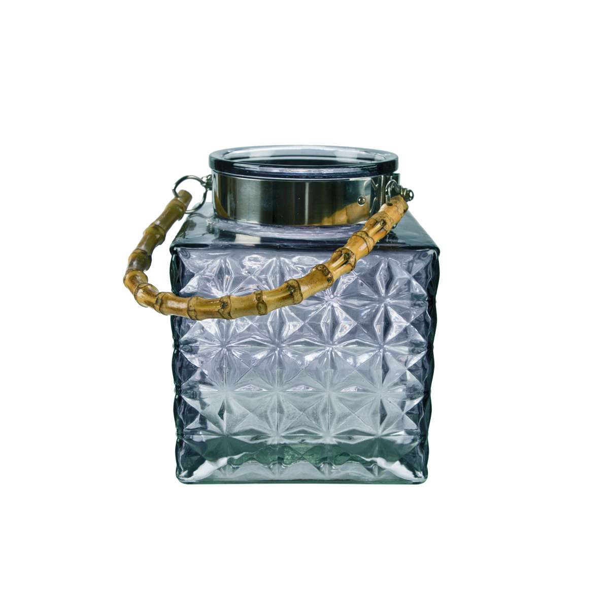 ART ET LUMIERE ΦΑΝΑΡΙ ΓΥΑΛΙ /ΜΠΑΜΠΟΥ - SKU -08877