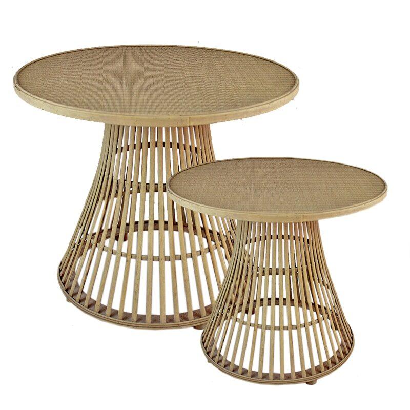 ART ET LUMIERE ΤΡΑΠΕΖΙΑ ΜΠΑΜΠΟΥ ΣΕΤ 2ΤΕΜ - SKU -14871