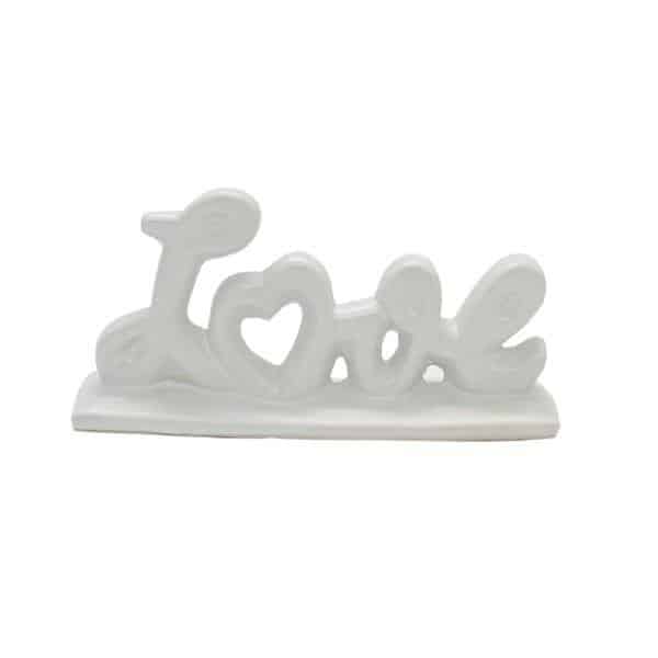 ART ET LUMIERE ΔΙΑΚΟΣΜΗΤΙΚΟ “LOVE” ΚΕΡΑΜΙΚΟ - SKU -40518