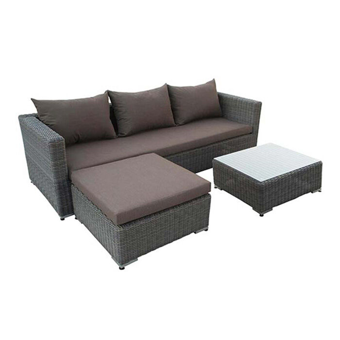 ΣΕΤ ΓΩΝΙΑ ΚΗΠΟΥ WICKER - RATTAN ARUBA