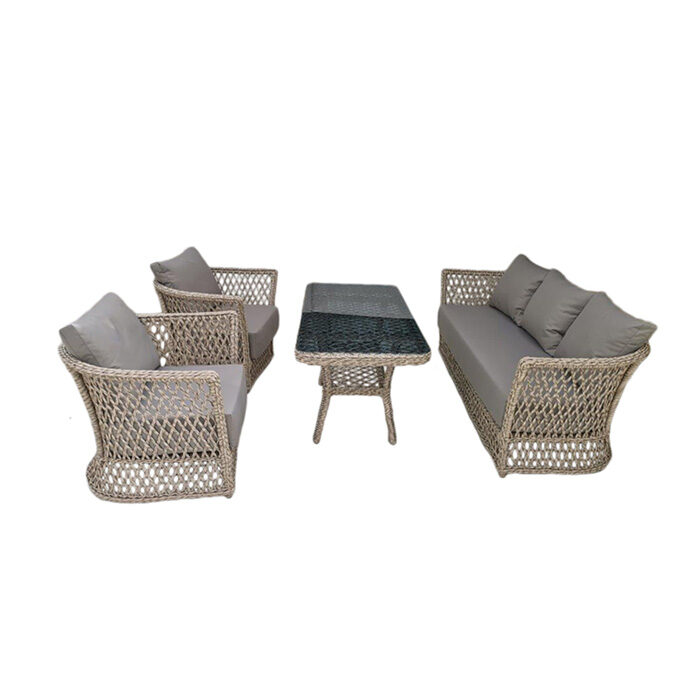 ΣΕΤ ΣΑΛΟΝΙ ΚΗΠΟΥ WICKER - RATTAN REGINA