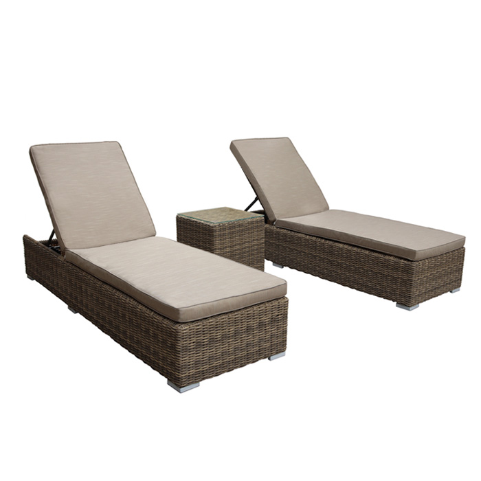 ΣΕΤ ΞΑΠΛΩΣΤΡΕΣ WICKER - RATTAN ALETTA 5071 G + 5072 G