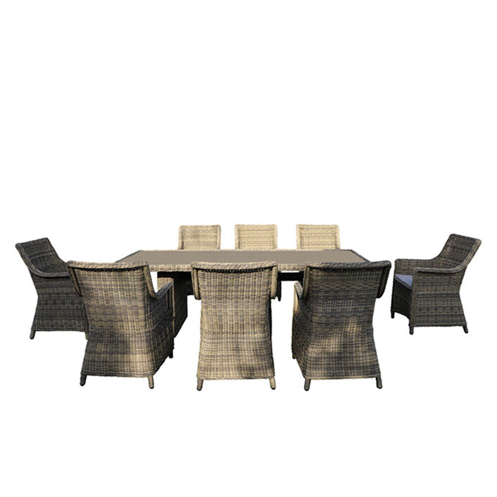 ΣΕΤ ΤΡΑΠΕΖΑΡΙΑ ΚΗΠΟΥ WICKER - RATTAN SANTA 5121 G + 5450 G