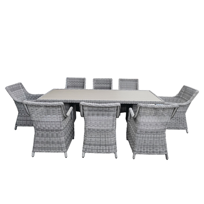 ΣΕΤ ΤΡΑΠΕΖΑΡΙΑ ΚΗΠΟΥ WICKER - RATTAN SANTA 5506 G + 5505 G