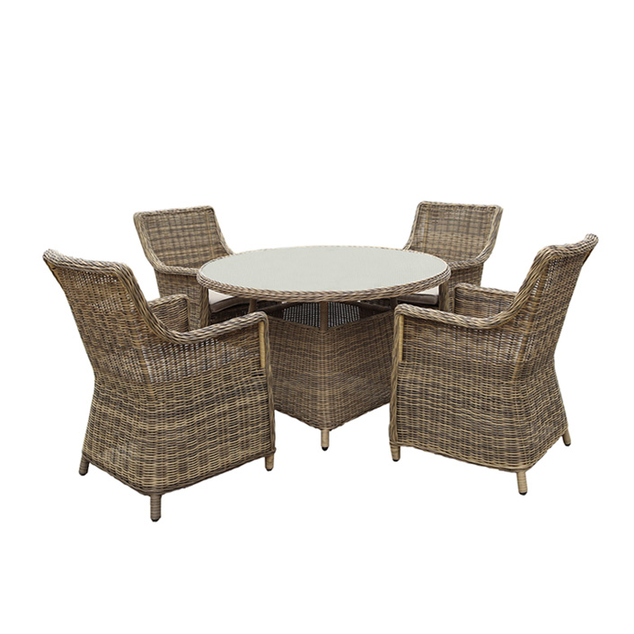ΣΕΤ ΤΡΑΠΕΖΑΡΙΑ ΚΗΠΟΥ WICKER - RATTAN SANTA 5121 G + 5142 G