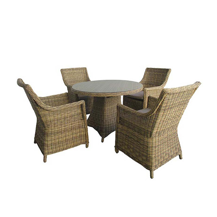ΣΕΤ ΤΡΑΠΕΖΑΡΙΑ ΚΗΠΟΥ WICKER - RATTAN SANTA 5121 G + 5195 G