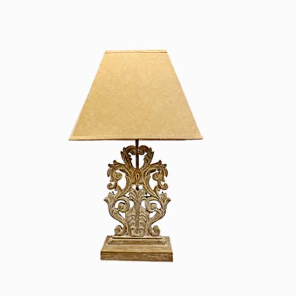 ART ET LUMIERE ΛΑΜΠΑ ΕΠΙΤΡΑΠΕΖΙΑ ΞΥΛΙΝΗ - SKU -03951