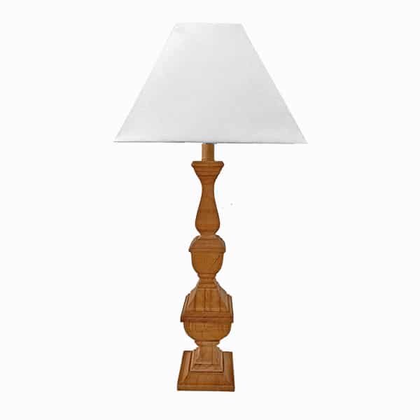 ART ET LUMIERE ΛΑΜΠΑ ΕΠΙΤΡΑΠΕΖΙΑ ΞΥΛΙΝΗ - SKU -03982
