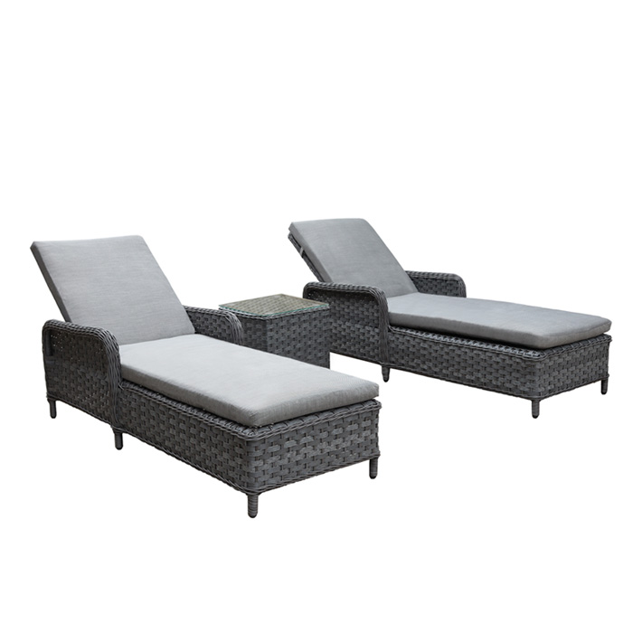 ΣΕΤ ΞΑΠΛΩΣΤΡΕΣ WICKER - RATTAN ALICIA 5112 G + 5301 G