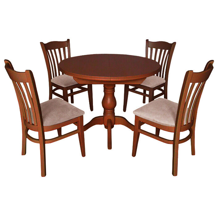 ΣΕΤ ΤΡΑΠΕΖΑΡΙΑ AMELIA 1020 IN + NATALIE 1027 IN LIGHT WALNUT
