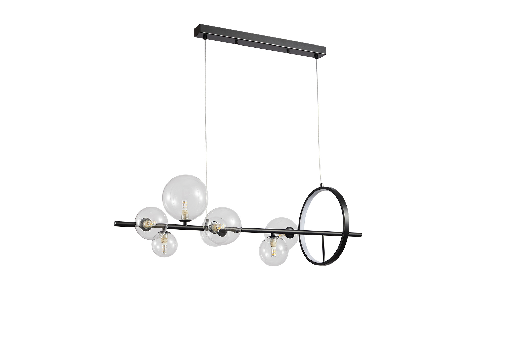 PDC 2049-7  ΡΑΓΑ ΜΑΥΡΗ ΜΕ LED KAI G9 ΓΛΟΜΠΟΥΣ ΔΙΑΦΑΝΟΥΣ