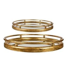 ART ET LUMIERE ΜΕΤΑΛΛΙΚΟΙ ΔΙΣΚΟΙ ΣΕΤ 2ΤΕΜ - SKU -00349